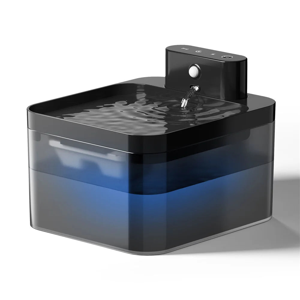 Fuente de agua inalámbrica innovadora para gatos para hidratación fresca y fresca