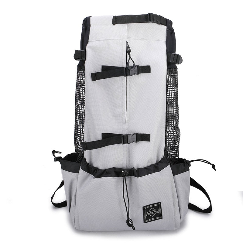 Bolsa de viaje ecológica para mascotas con práctico bolsillo lateral para comodidad y conveniencia