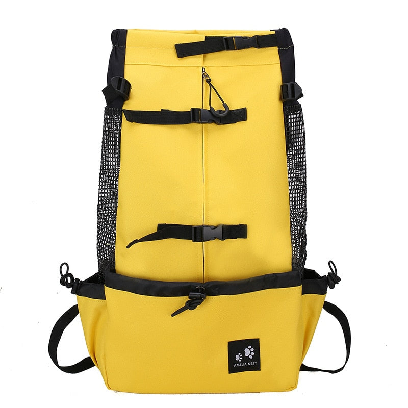 Bolsa de viaje ecológica para mascotas con práctico bolsillo lateral para comodidad y conveniencia
