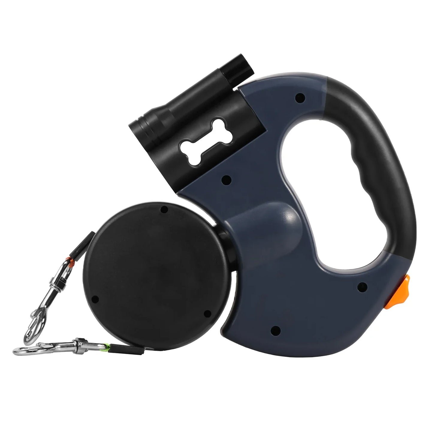 Correa reflectante segura para perro con práctico bolsillo de almacenamiento