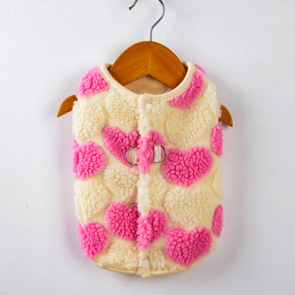 Abrigo de forro polar de lujo y comodidad para Bulldog Francés y Chihuahua para protección cálida