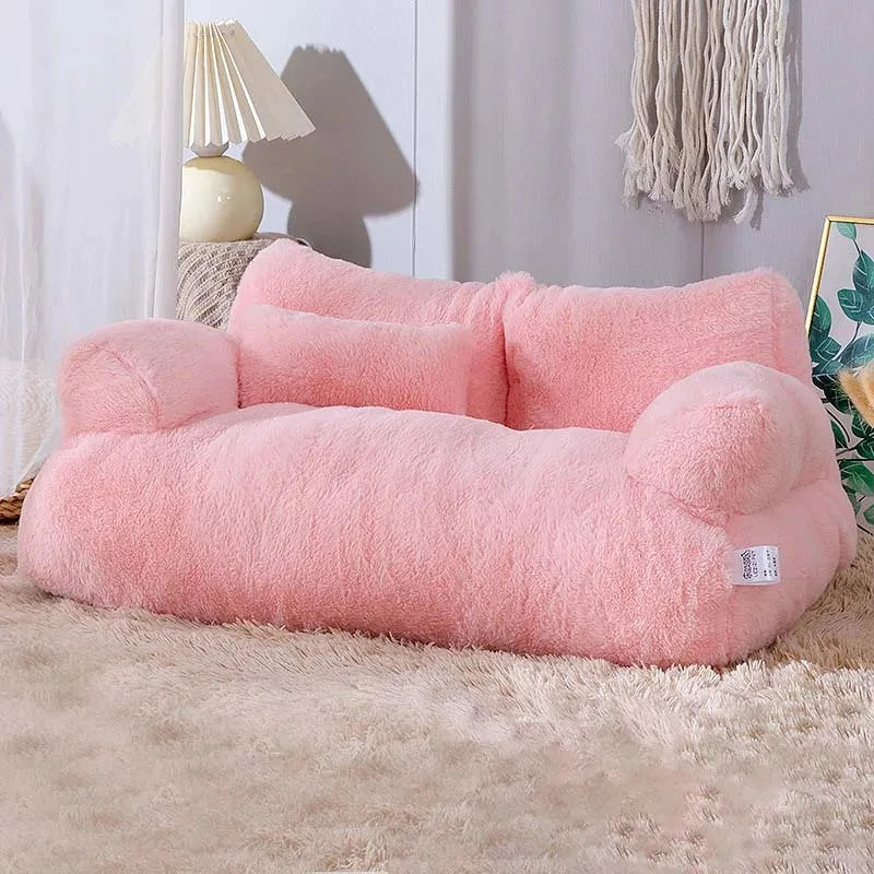 Cama de lujo para gatos para acurrucarse cálidamente en invierno y comodidad suprema