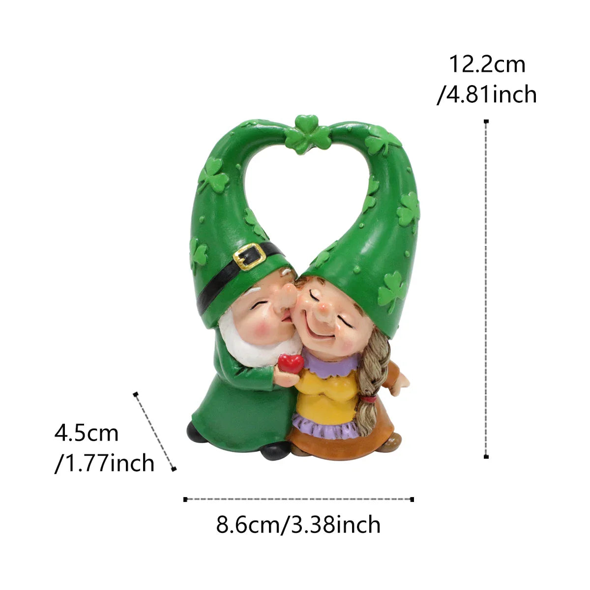 Sabinae - Encantadora Figura de Gnomo para Decoración de Jardín y Fiesta - Resina Hecha a Mano para una Atmósfera Encantadora