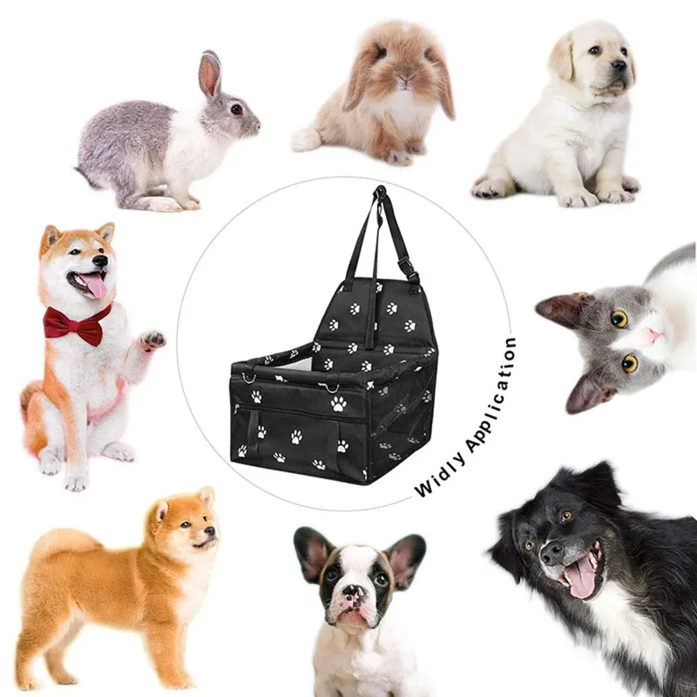 Bolsa de viaje cómoda y asiento de coche para mascotas personalizado