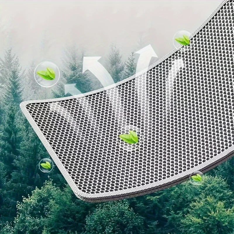 Alfombrilla de arena para gatos Luxe con función incorporada de rascado para protección extra