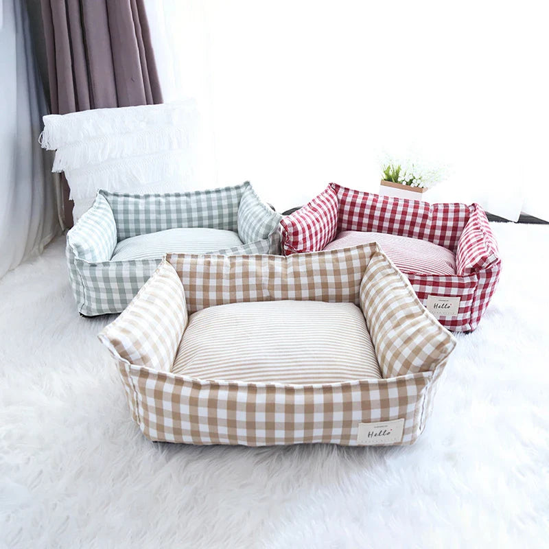 Cama y casa cómodas