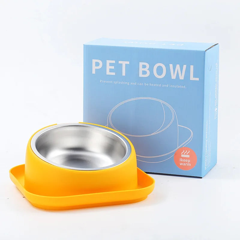 Cuenco de comida y agua antideslizante de lujo para el cuidado de mascotas elegante y seguro
