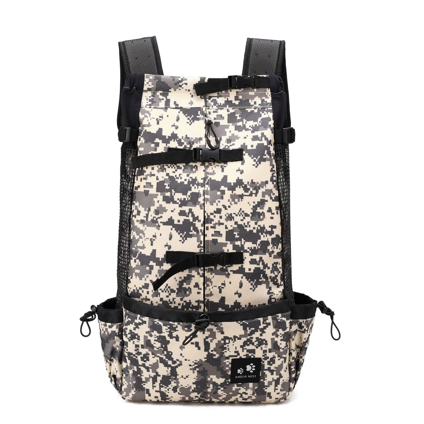 Bolsa de viaje ecológica para mascotas con práctico bolsillo lateral para comodidad y conveniencia