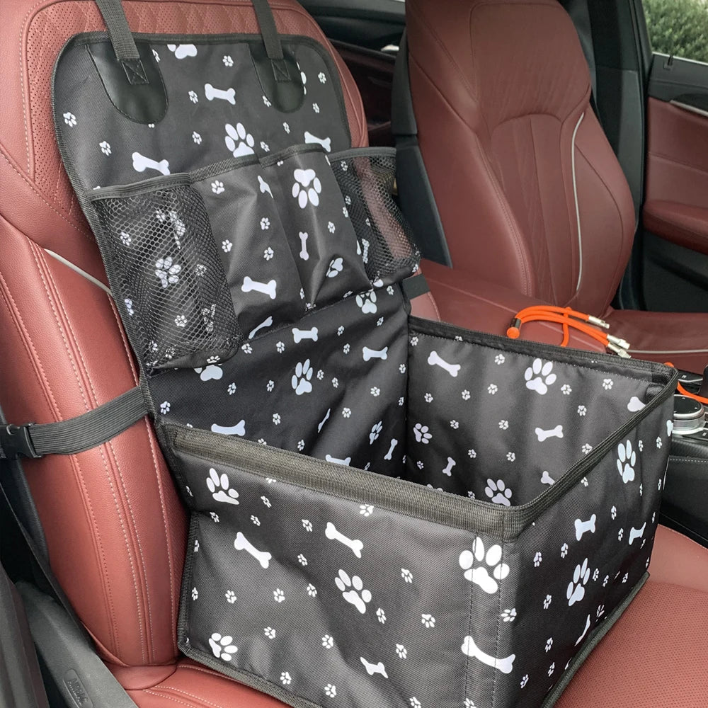 Asiento de coche de lujo con compartimentos de almacenamiento prácticos para comodidad y conveniencia