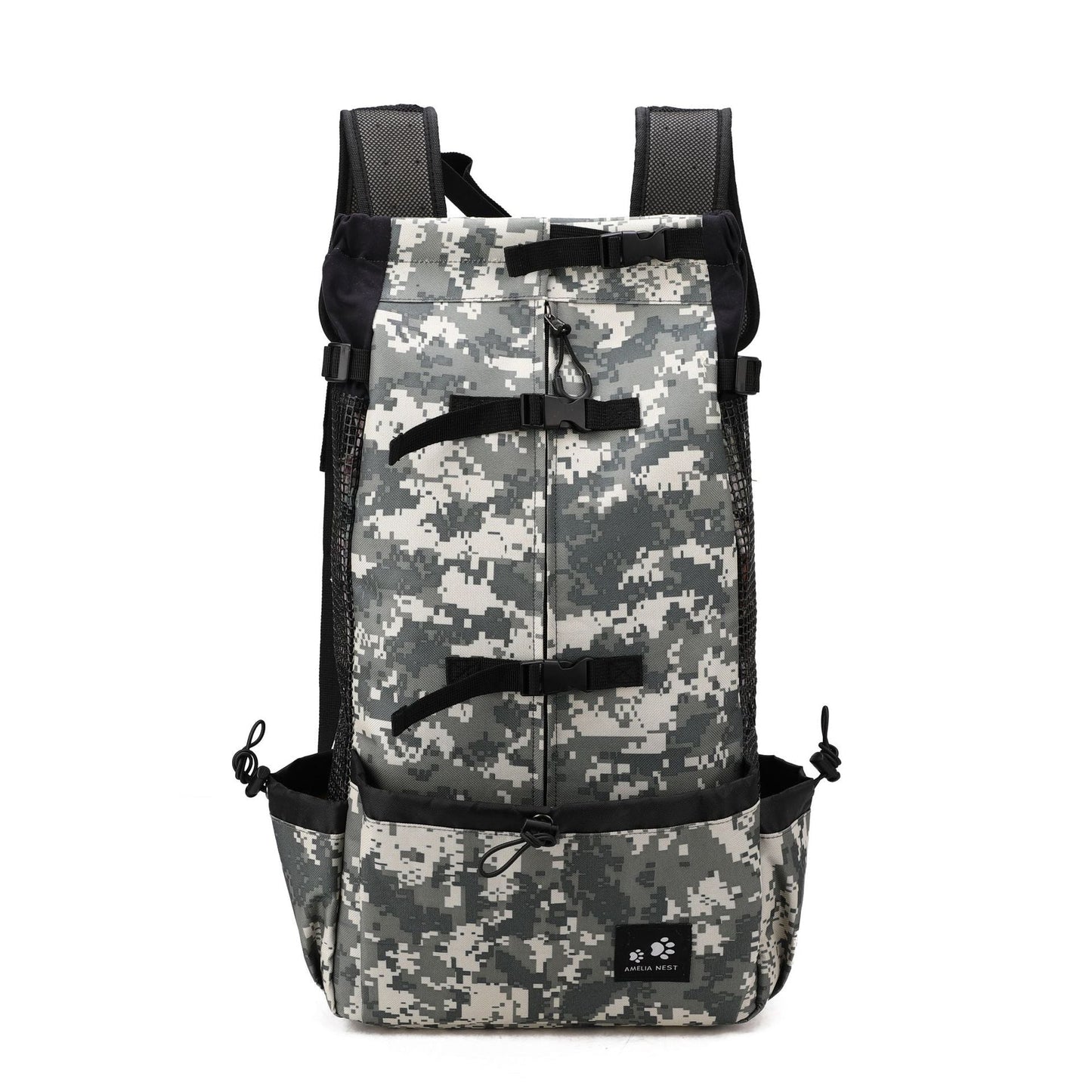 Bolsa de viaje ecológica para mascotas con práctico bolsillo lateral para comodidad y conveniencia