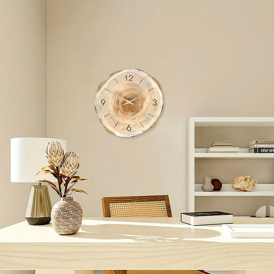 Galatea - Reloj de Pared Moderno y Elegante de Madera para un Espacio de Vida con Estilo