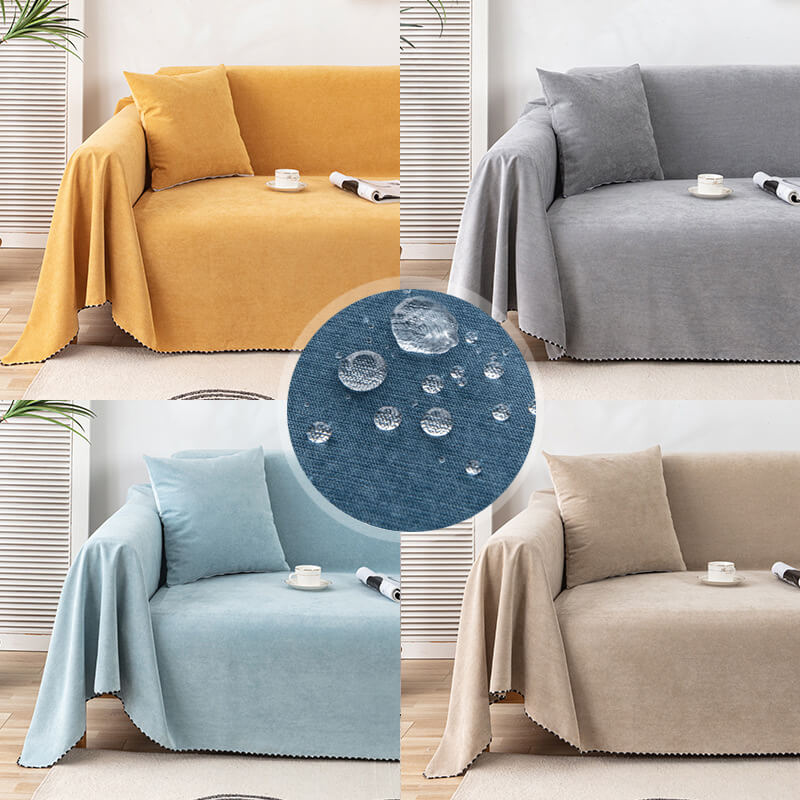 Funda de sofá impermeable elegante y duradera con respaldo antideslizante para protección óptima