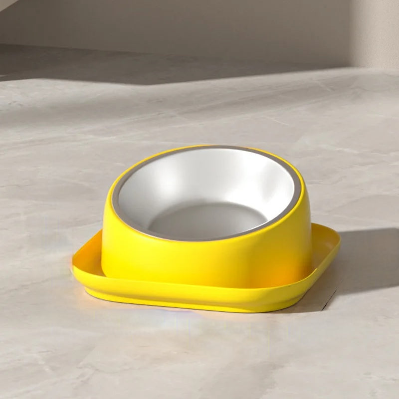Cuenco de comida y agua antideslizante de lujo para el cuidado de mascotas elegante y seguro