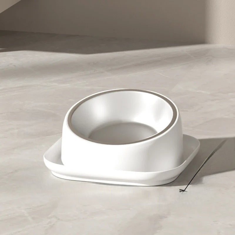 Cuenco de comida y agua antideslizante de lujo para el cuidado de mascotas elegante y seguro
