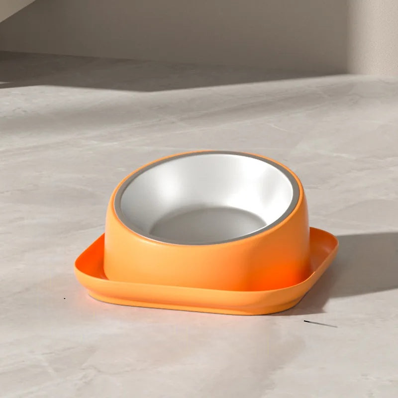 Cuenco de comida y agua antideslizante de lujo para el cuidado de mascotas elegante y seguro