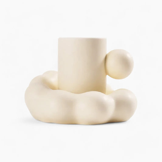 Juego de tazas de cerámica Cloud – Elegancia y comodidad para tus bebidas