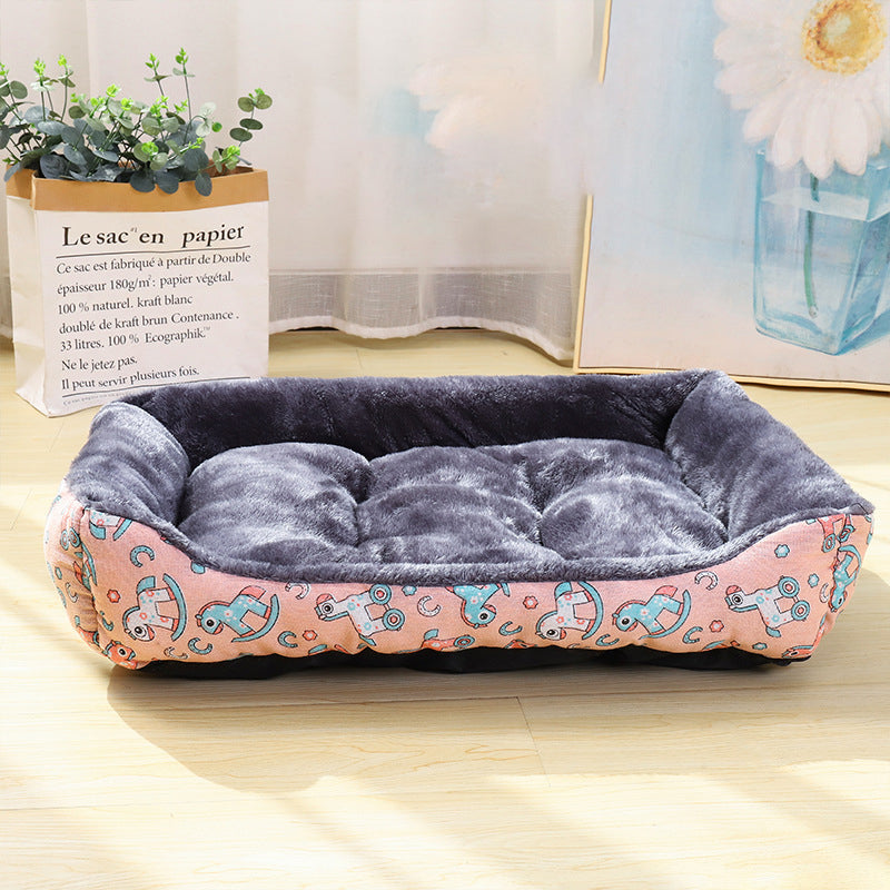 Sofá cama de lujo PlushPaws para perros