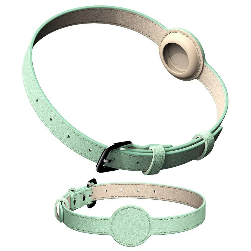 Collar para perro elegante con soporte incorporado para Airtag para un seguimiento definitivo