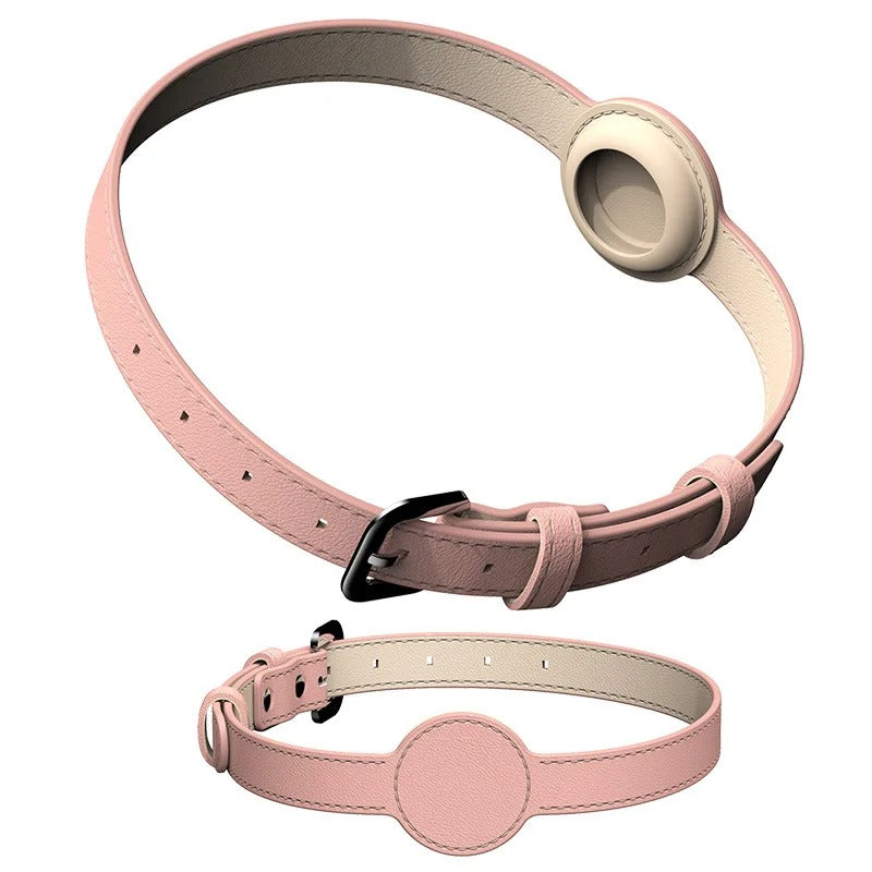 Collar para perro elegante con soporte incorporado para Airtag para un seguimiento definitivo