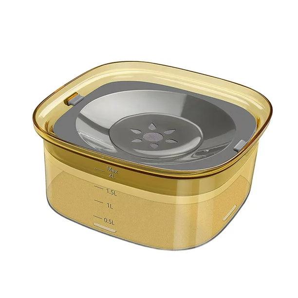 Cuenco refrescante anti-desorden para bebidas para mascotas