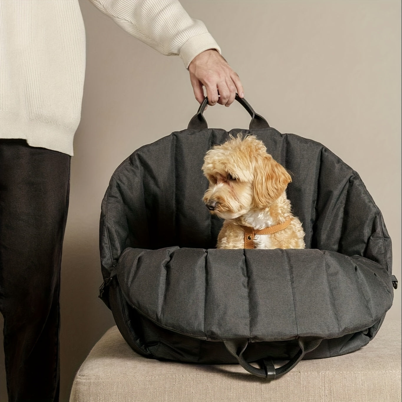 Bolsa impermeable para transportar perros y gatos para comodidad y seguridad