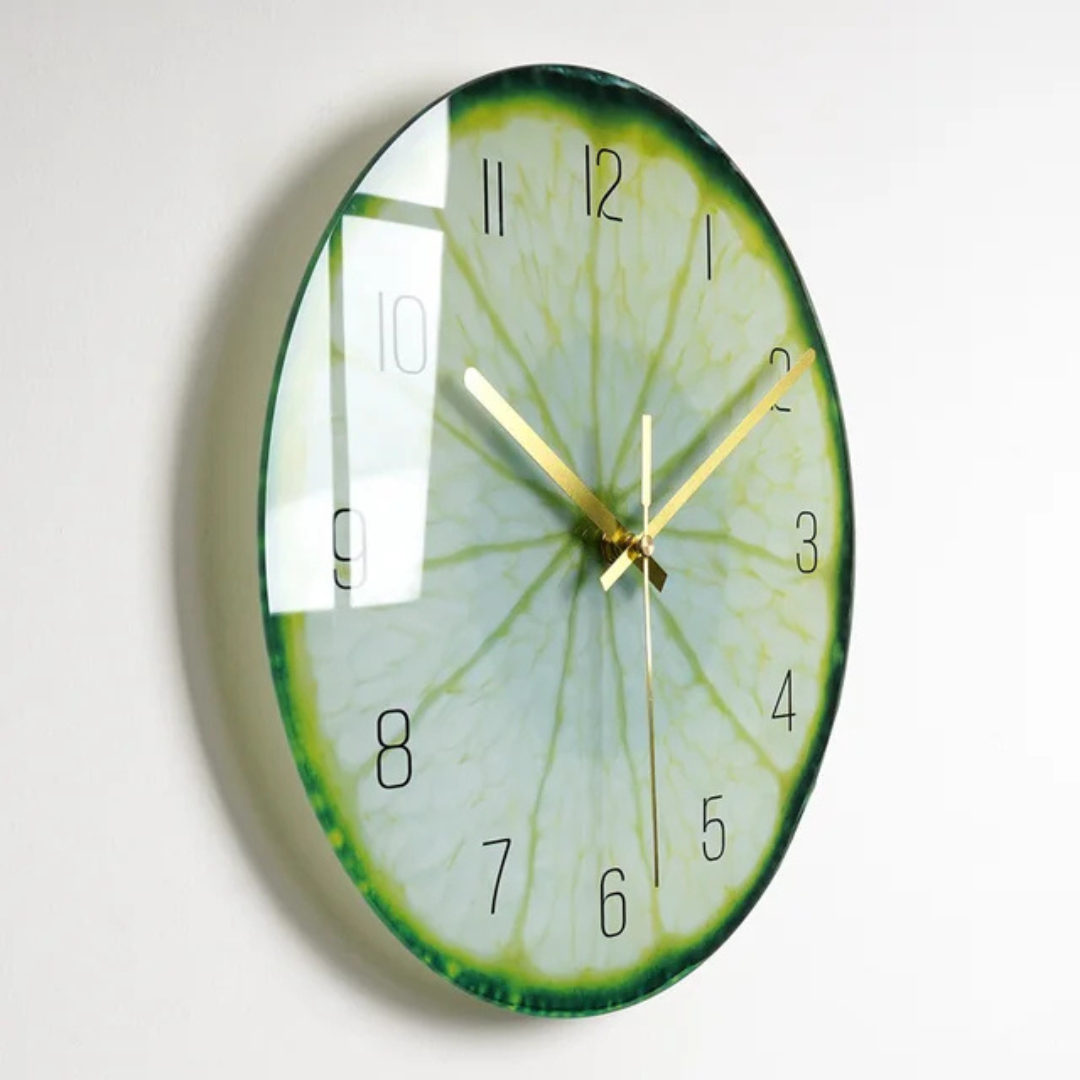 Reloj de pared moderno grande y elegante – Reloj decorativo elegante para cocina y sala de estar