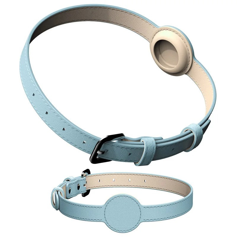 Collar para perro elegante con soporte incorporado para Airtag para un seguimiento definitivo