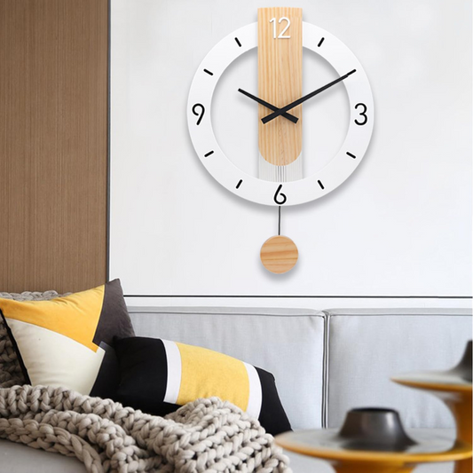 Ritma - Reloj de Pared Grande y Elegante para una Sala de Estar Elegante