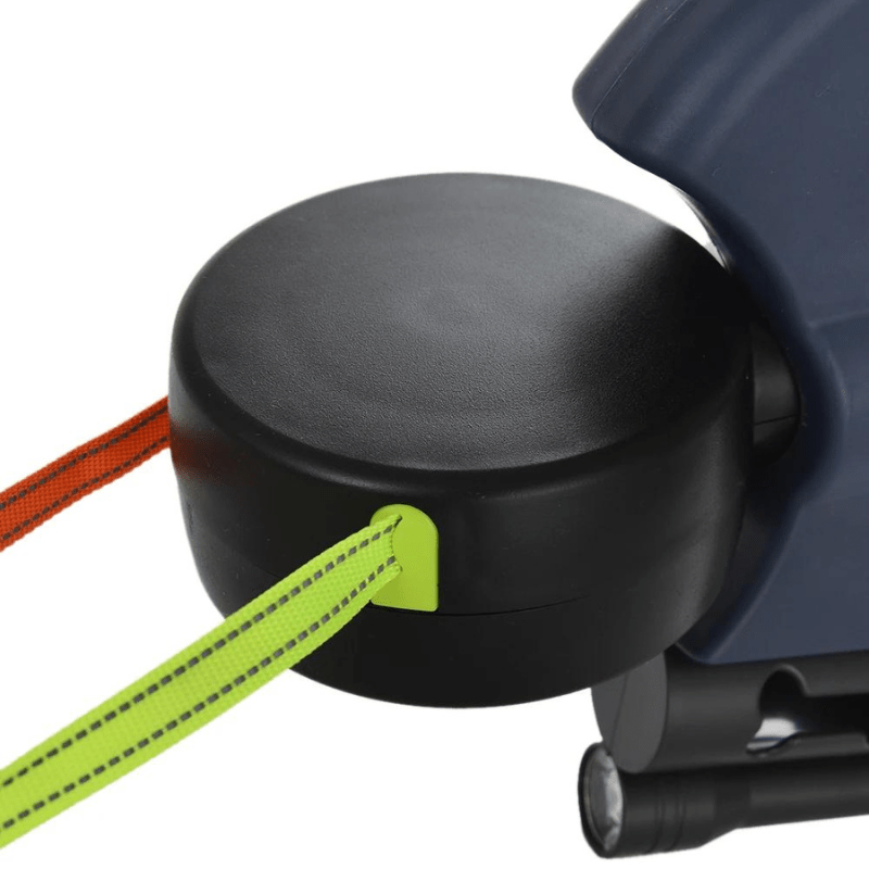 Correa doble para perro con luz LED - Fuerte hasta 30kg para salidas seguras y con estilo