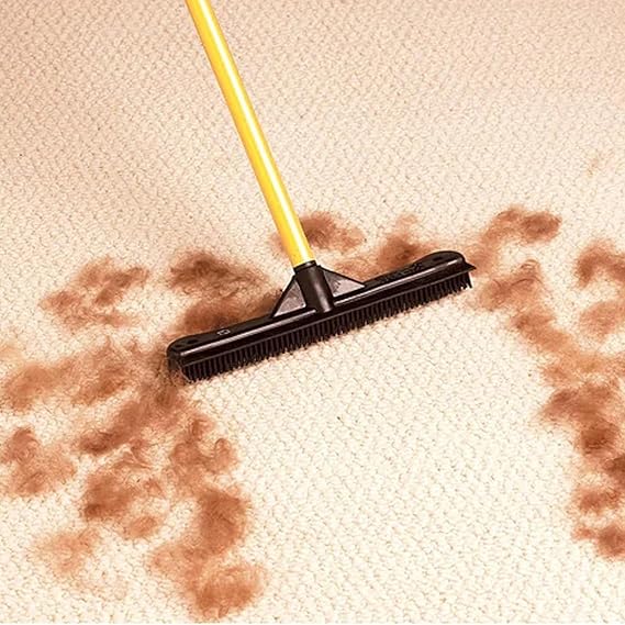 Removedor versátil de pelo de mascotas con caucho natural para todas las superficies