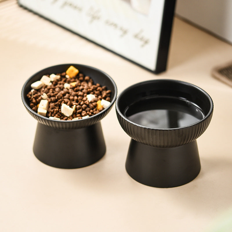 Cuenco para comida de mascotas en forma de puño para mayor comodidad