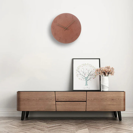 Nork - Reloj de Pared de Madera Elegante y Estilizado para un Aspecto Moderno