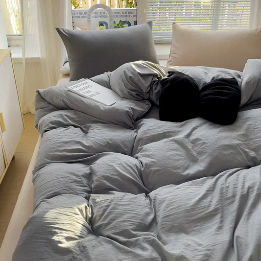 Ropa de cama Cura Luxe 155x220 cm - Suave, transpirable y elegante para el máximo confort al dormir