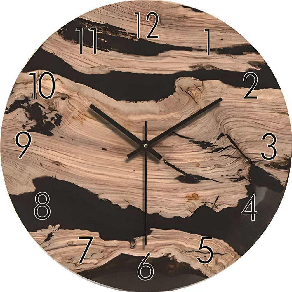 Arista - Reloj de pared de madera minimalista elegante para un aspecto moderno