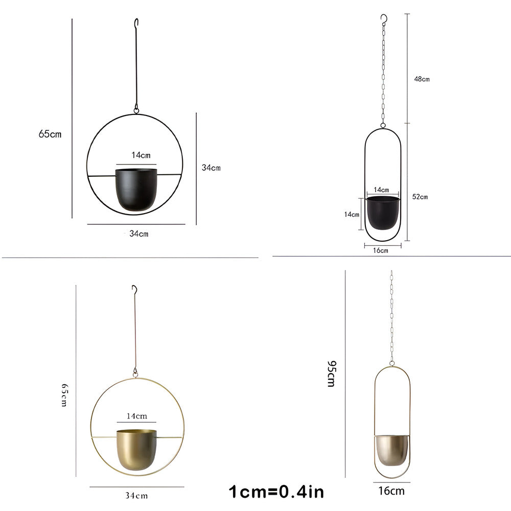 Caelessa - Macetero de pared elegante y estilizado para un interior moderno