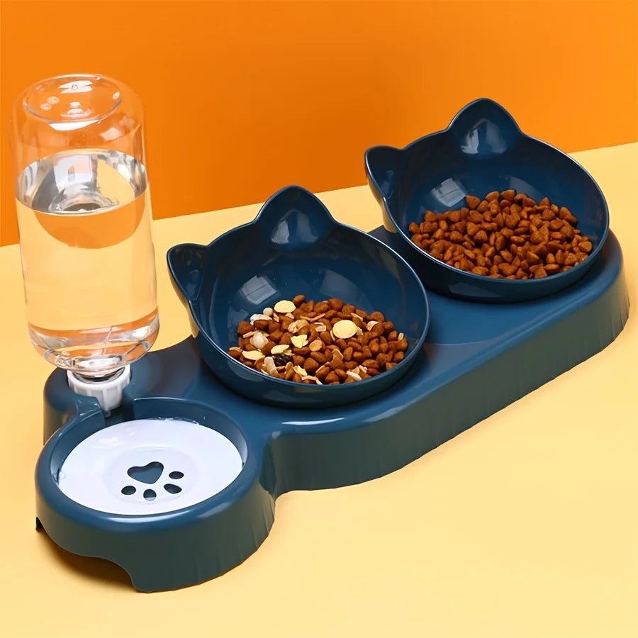 Comedero cómodo y ergonómico para gatos para una comida saludable
