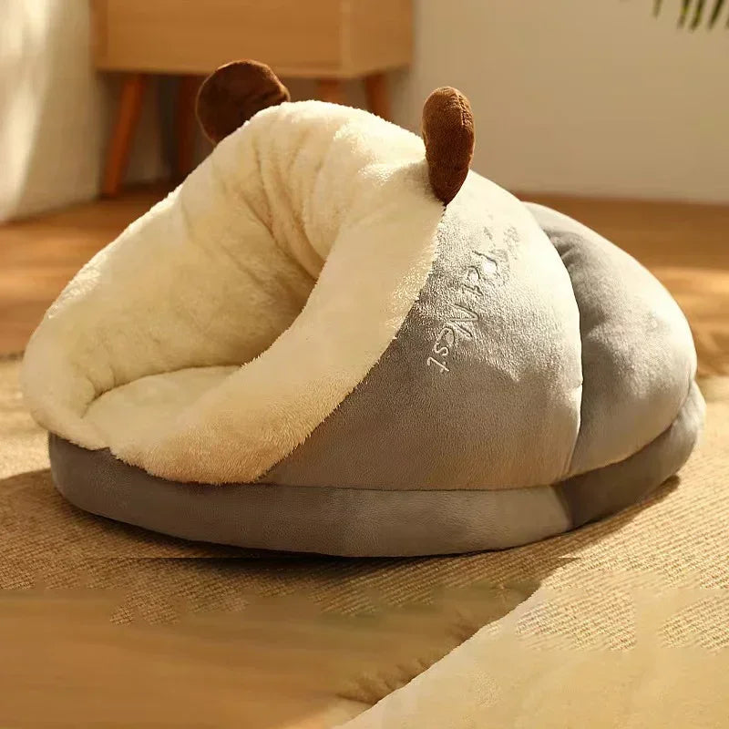 Cama Plegable de Lujo para Perros - Perfecta para un Disfrute Cálido y Cómodo en Invierno