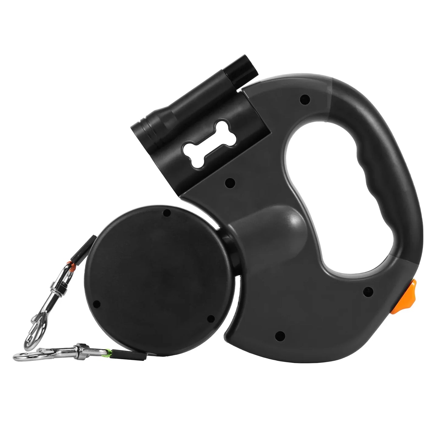 Correa reflectante segura para perro con práctico bolsillo de almacenamiento