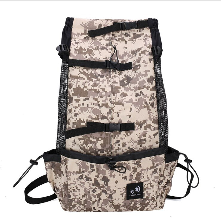 Bolsa de viaje ecológica para mascotas con práctico bolsillo lateral para comodidad y conveniencia