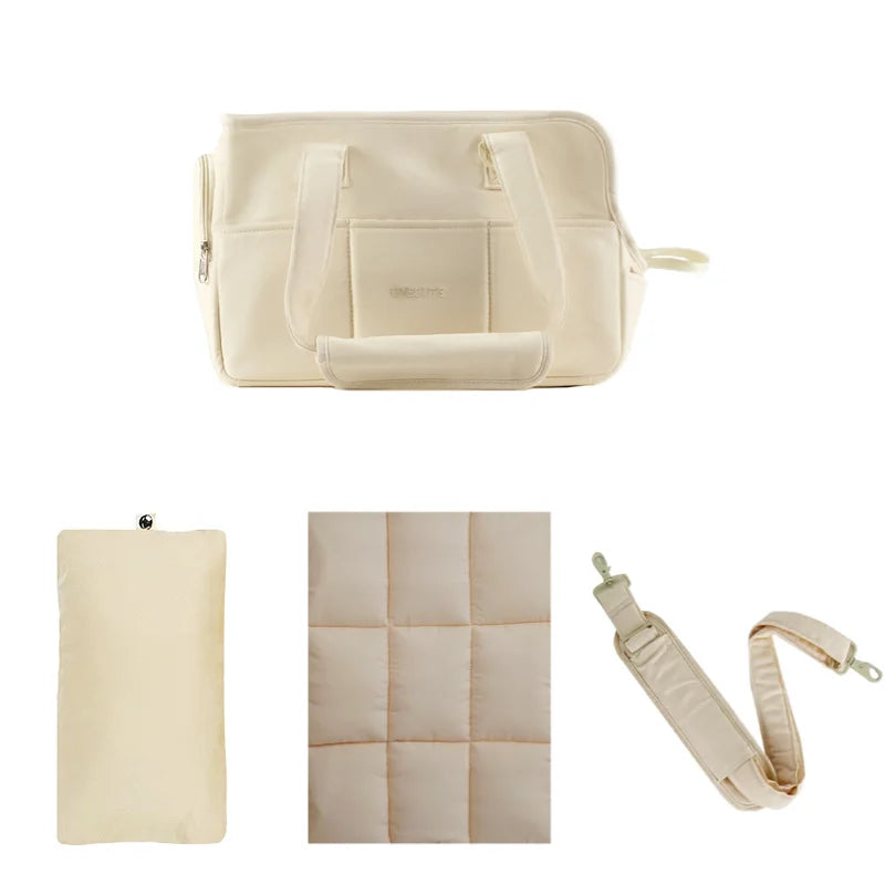 Bolsa de viaje duradera y segura para el cuidado cómodo de perros y gatos pequeños