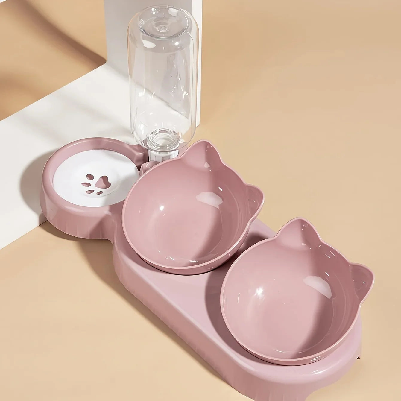 Comedero cómodo y ergonómico para gatos para una comida saludable