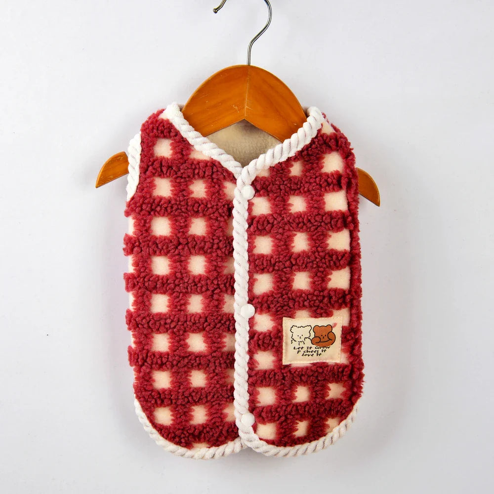 Abrigo de forro polar de lujo y comodidad para Bulldog Francés y Chihuahua para protección cálida