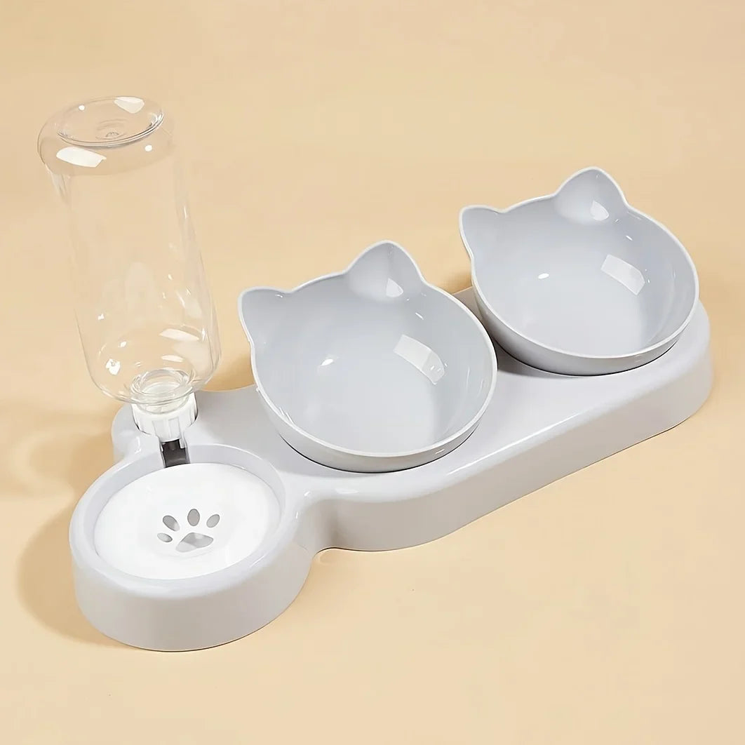 Comedero cómodo y ergonómico para gatos para una comida saludable