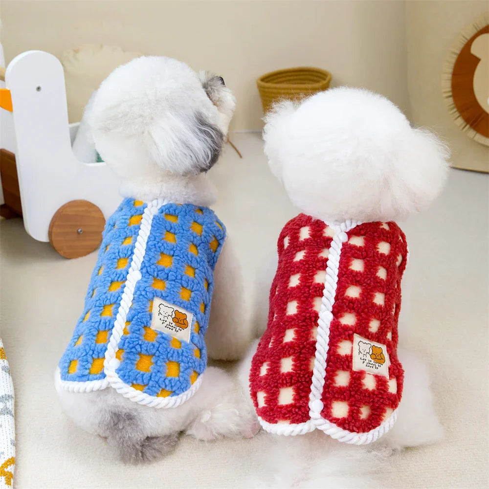 Abrigo de forro polar de lujo y comodidad para Bulldog Francés y Chihuahua para protección cálida