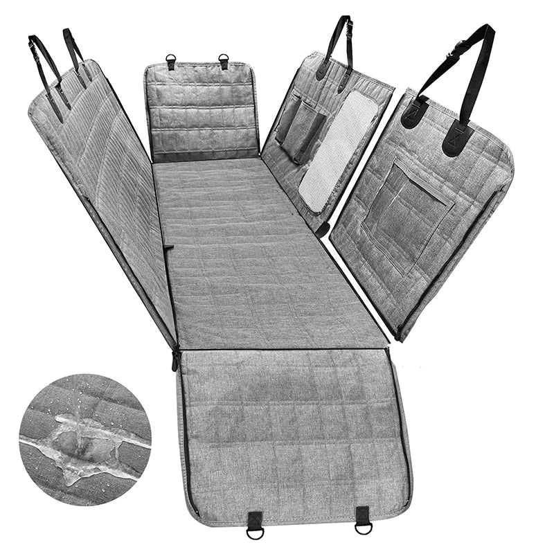 Funda impermeable para asiento de perro para coche - Protege fácilmente tu coche y a tu perro