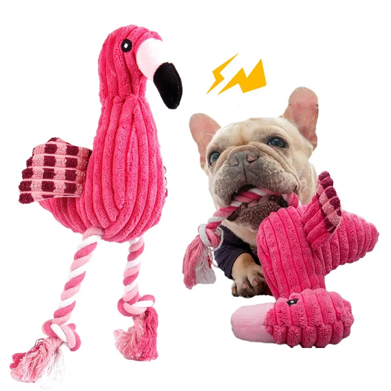 Juguete de peluche interactivo vibrante para jugar con perros