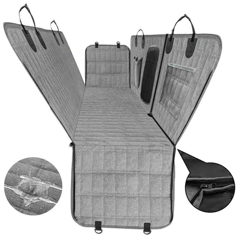 Hamaca de viaje para perros de confort supremo para asiento trasero