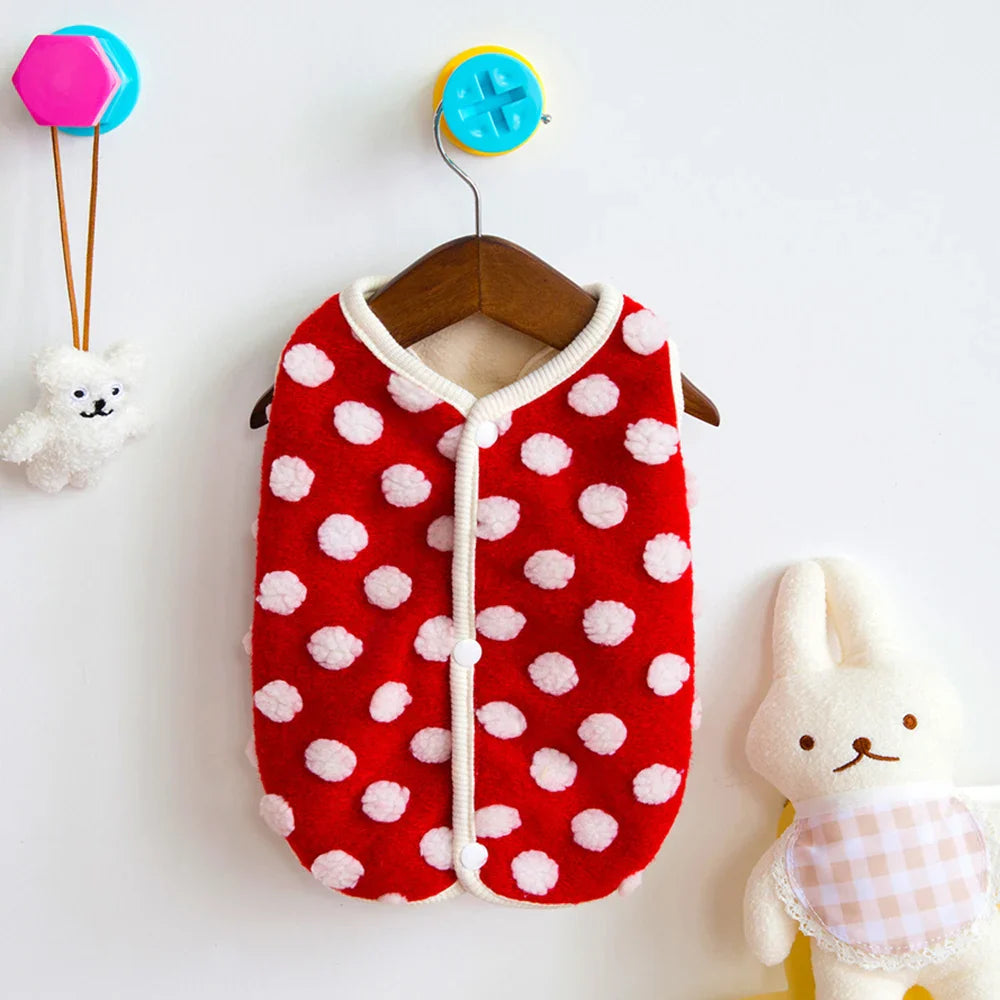 Abrigo de forro polar de lujo y comodidad para Bulldog Francés y Chihuahua para protección cálida