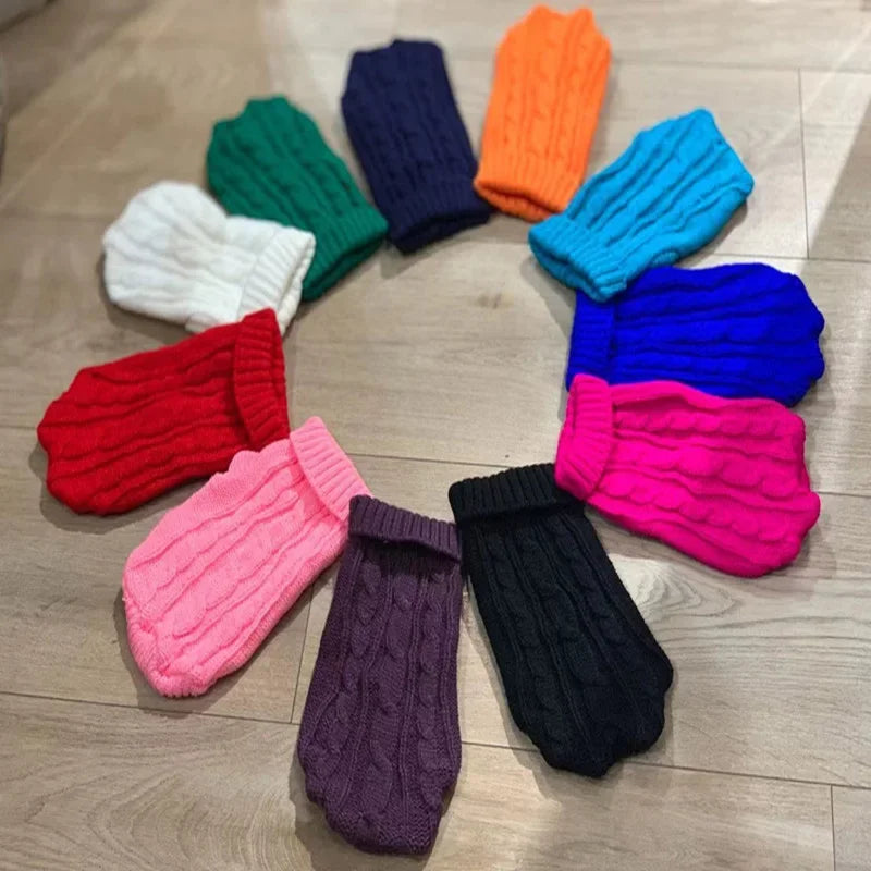 Suéter cómodo y cálido para mascotas para protección extra acogedora