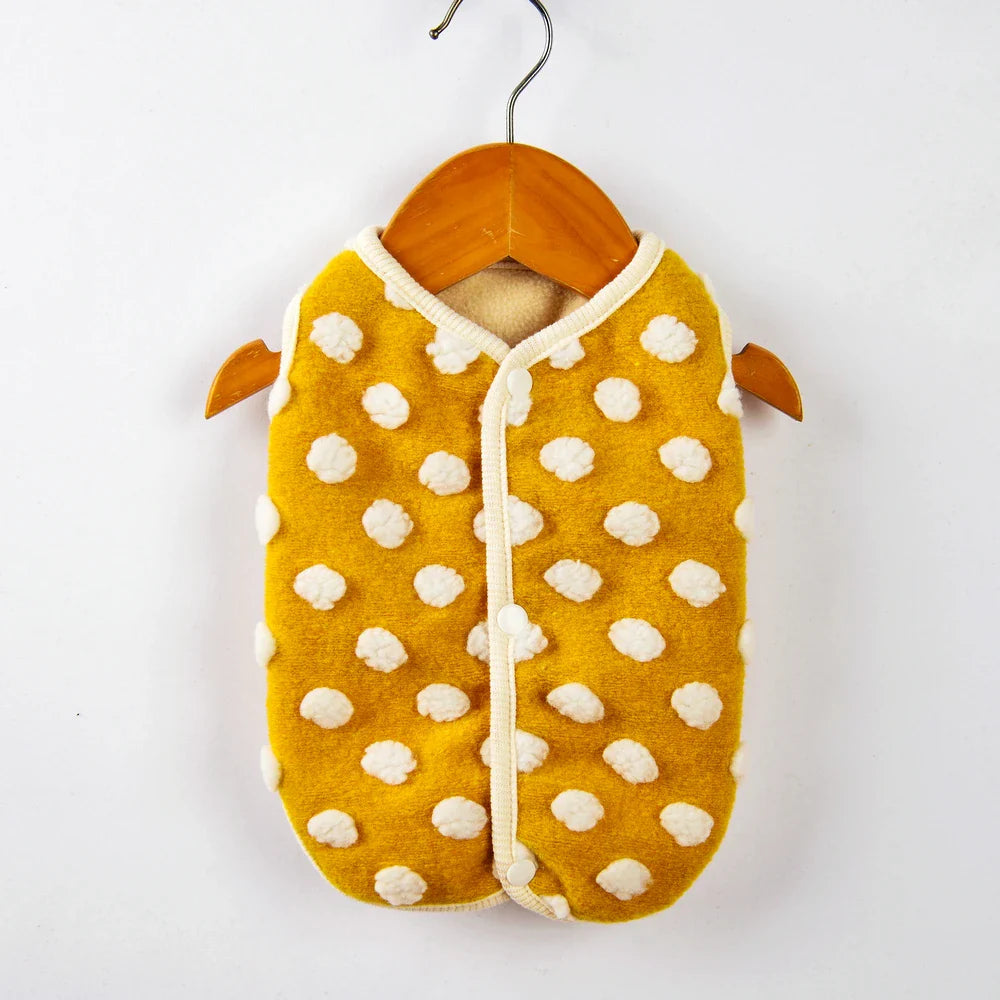 Abrigo de forro polar de lujo y comodidad para Bulldog Francés y Chihuahua para protección cálida